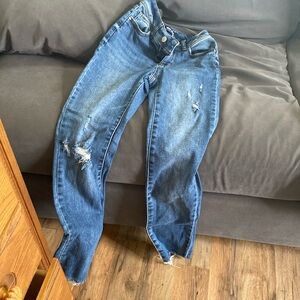 They’re wax jeans from Los Angeles